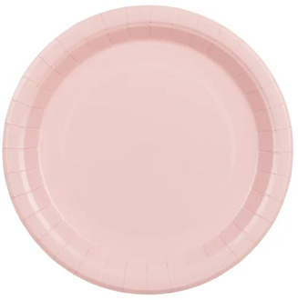 Feestborden Lichtroze 23cm (6st)