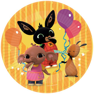 Feestbordjes Bing Geel (8st) Multikleur - Print