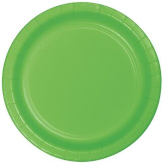 Feestbordjes Fresh Lime 23cm (8st) Groen