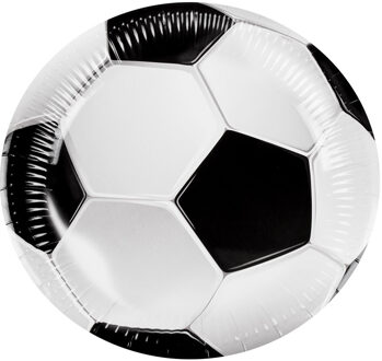 Feestbordjes Voetbal (10st) Multikleur - Print
