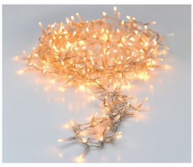 Feestverlichting lichtsnoeren met 120 warm witte led lampjes/lichtjes 9 meter - Kerstverlichting kerstboom