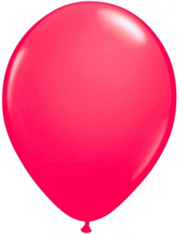 Feestversiering ballonnen roze helium of lucht 50 stuks