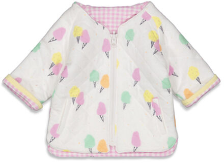Feetje Jas Cotton Candy Nature Wit - 80