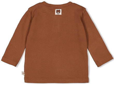 Feetje jongens longsleeve Bruin - 56