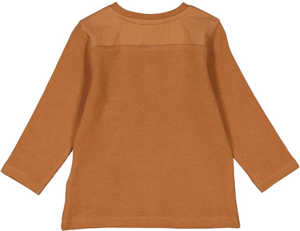 Feetje jongens longsleeve Camel - 68