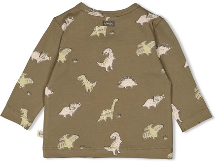Feetje jongens longsleeve Olijf - 56