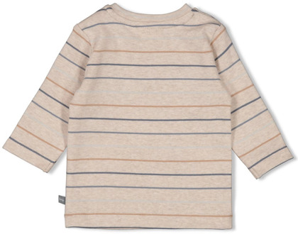 Feetje jongens longsleeve Taupe - 68