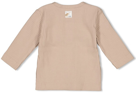 Feetje jongens longsleeve Taupe - 80