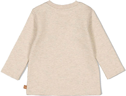 Feetje jongens longsleeve Zand - 68