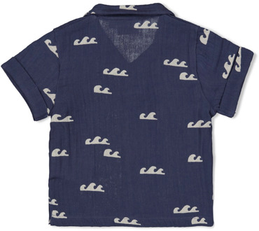 Feetje jongens overhemd Indigo - 86