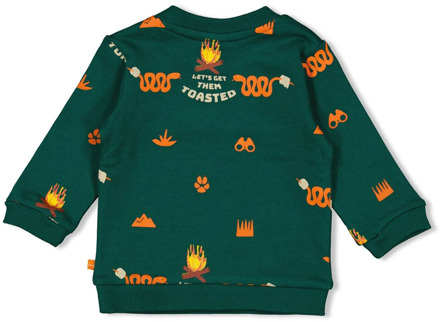 Feetje jongens sweater Groen - 80