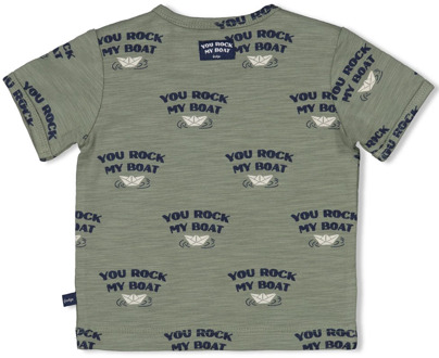 Feetje jongens t-shirt Groen - 80