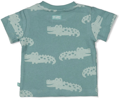 Feetje jongens t-shirt Groen - 86