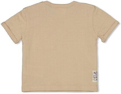 Feetje jongens t-shirt Zand - 92