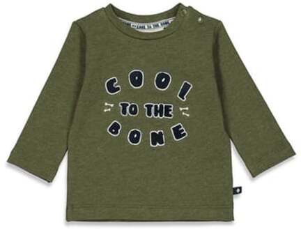 Feetje Lange mouw shirt Cool To The Bone Army Melange Groen - 56