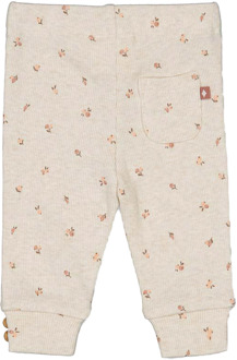 Feetje Little Geribde broek Rosebud Nature Melange Beige - 74