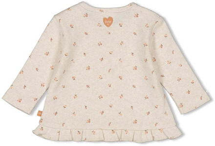 Feetje Little Shirt met lange mouwen Rosebud Nature Melange Beige - 74