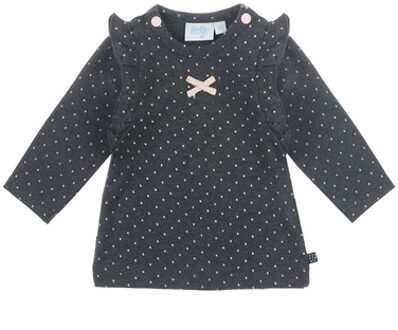 Feetje longsleeve AOP - Dots|Antra melange|MT. 56