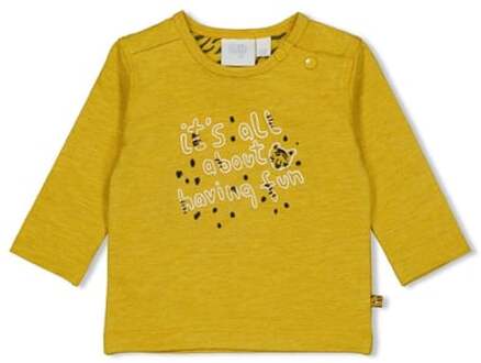 Feetje Longsleeve Go Wild Geel - 68