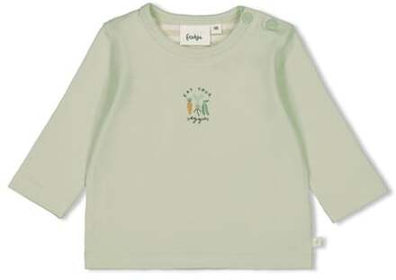 Feetje Longsleeve shirt Eat Your Veggies Mint Groen - 56