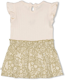 Feetje meisjes jurk Groen - 74