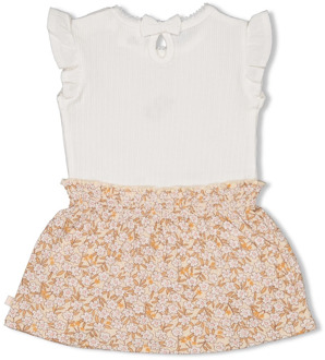 Feetje meisjes jurk Naturel - 74