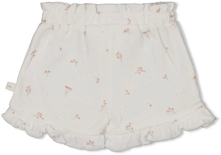 Feetje meisjes korte broek Ecru - 68