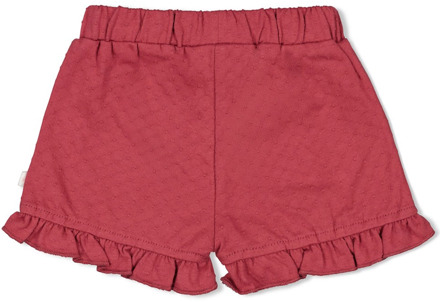 Feetje meisjes korte broek Rood - 86