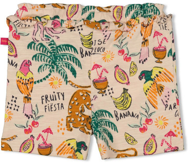 Feetje meisjes korte broek Zand - 68