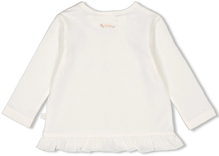Feetje meisjes longsleeve Ecru - 68