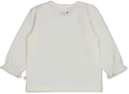 Feetje meisjes longsleeve Ecru - 74