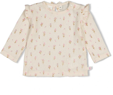 Feetje meisjes longsleeve Ecru - 92