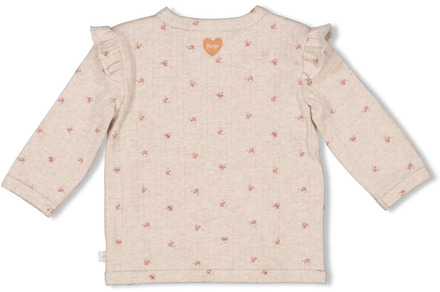 Feetje meisjes longsleeve Taupe - 62