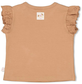 Feetje meisjes singlet Bruin - 92