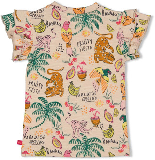 Feetje meisjes t-shirt Zand - 74