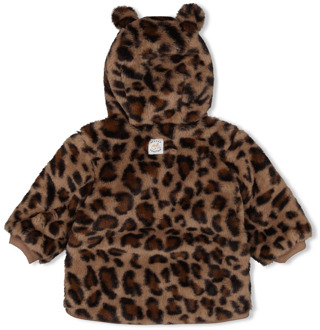 Feetje meisjes winterjas Taupe - 68