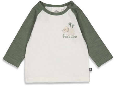 Feetje Shirt met lange mouwen Cool-A-Saurus Natuur Groen - 62