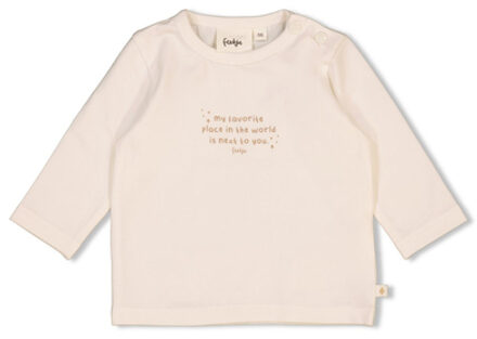 Feetje Shirt met lange mouwen The Magic is in You Off white Wit - 74