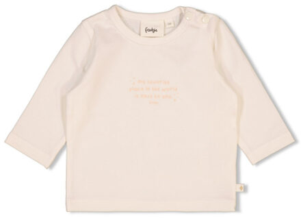 Feetje Shirt met lange mouwen The Magic is in You Off white Wit - 80