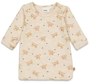 Feetje Sweat Dress Wild At Heart Off white Melange Beige - 68