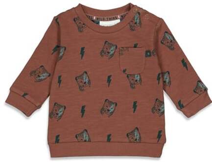 Feetje Sweatshirt Wild Thing Bruin - 62