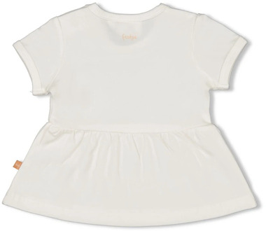 Feetje T-shirt Bloom Met liefde uit white Wit - 62