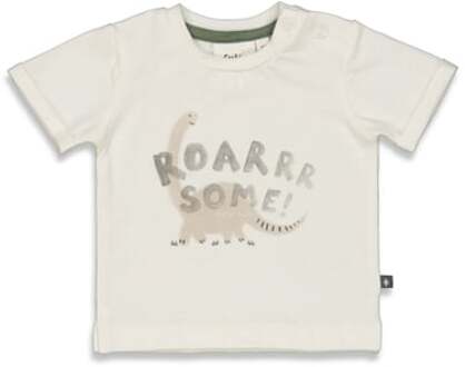 Feetje T-shirt Cool-A-Saurus Natuur Wit - 56