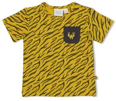 Feetje T-shirt Go Wild Geel - 74