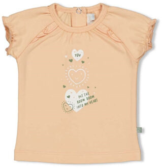 Feetje T-Shirt Heart s Perzik Oranje - 62