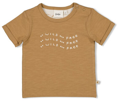 Feetje T-shirt Kameleon Camel Bruin - 62