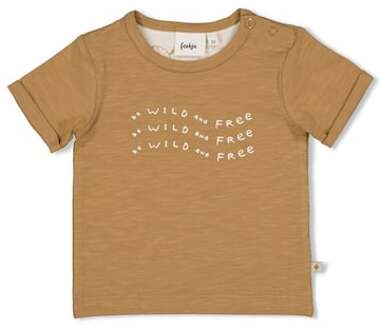 Feetje T-shirt Kameleon Camel Bruin - 68