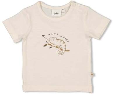 Feetje T-shirt Kameleon Uit white Wit - 80