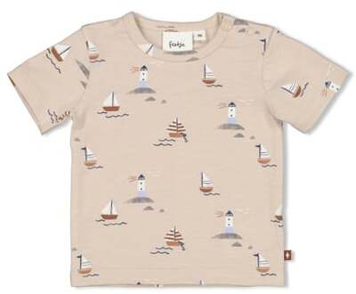 Feetje T-shirt meezeilen Zand Beige - 62