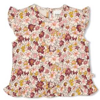 Feetje T-shirt Wild Flower s Roze Roze/lichtroze - 62